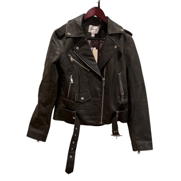 Industry Republic Clothing Faux Leather Moto JacketSize S/PNWT